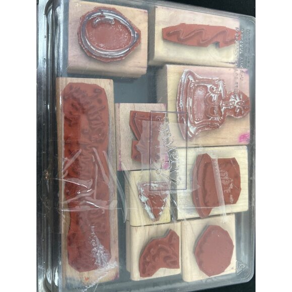 Stampin Up! 66-Piece Wood-Mounted Rubber Stamp Set - Picture 7 of 13